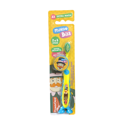 Escova Dental Powerdent Mundo Bita 2 a 5 Anos - Imagem 4