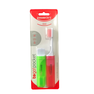 Kit Escova Dental Powerdent Togo Pocket